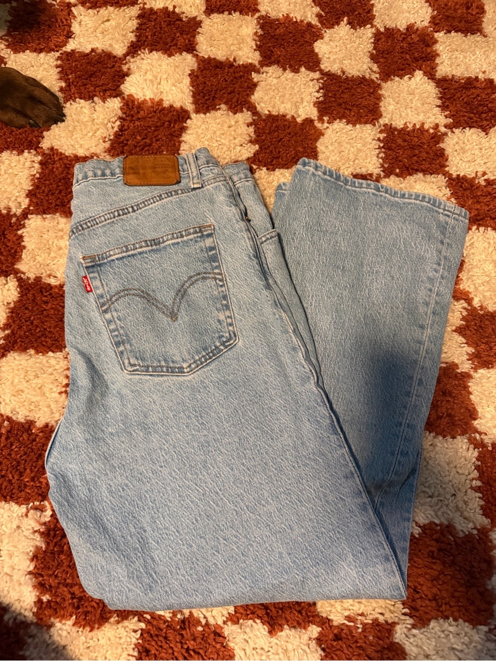 Levi's Light Blue Ribcage Crop Boot Women's Jeans